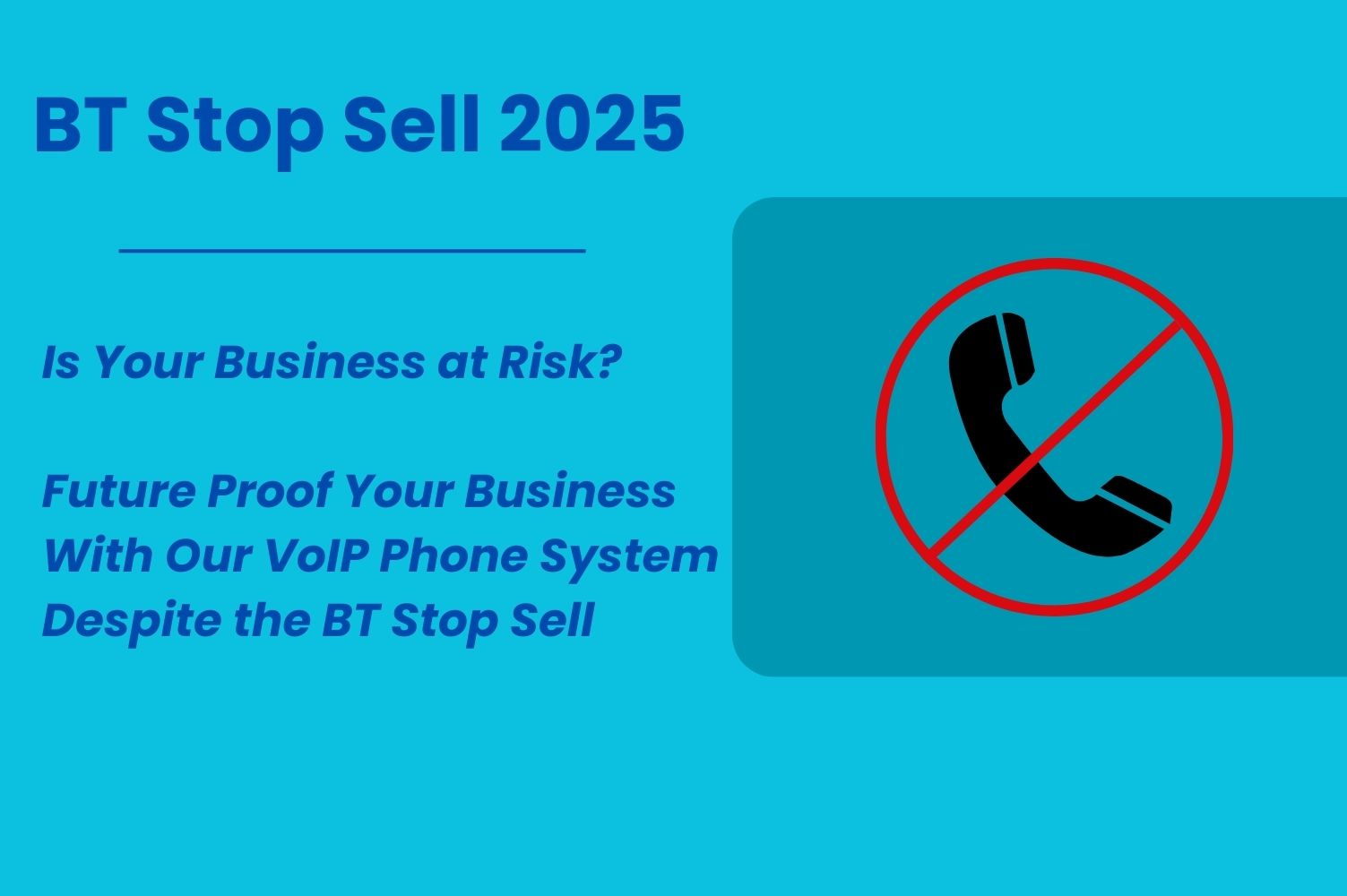 BT stop sell 2025 - Sleek telecom VOIP packages